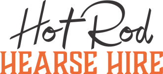 Hot rod hearse hire logo